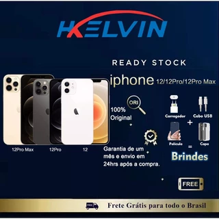 Celular IPhone 12 /12 Pro/ 12 Pro Max 64GB 128gb 256GB DE VITRINE em Oferta na Shopee