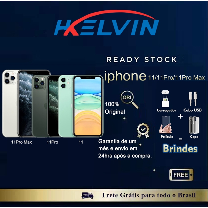 iPhone 11/ 11 Pro/ 11 Pro Max 64/128/ 256 Gb 100% Original Com