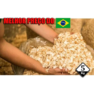 Serragem de Pinus Pacote com 5kg Maravilha para Hamster e Roedores