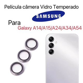 Kit 3 Películas Lente Câmera Para Galaxy A04S/A14/A24/A34/M14/M34/A15/A05S/A54/M54/A35/A55/M15/M55