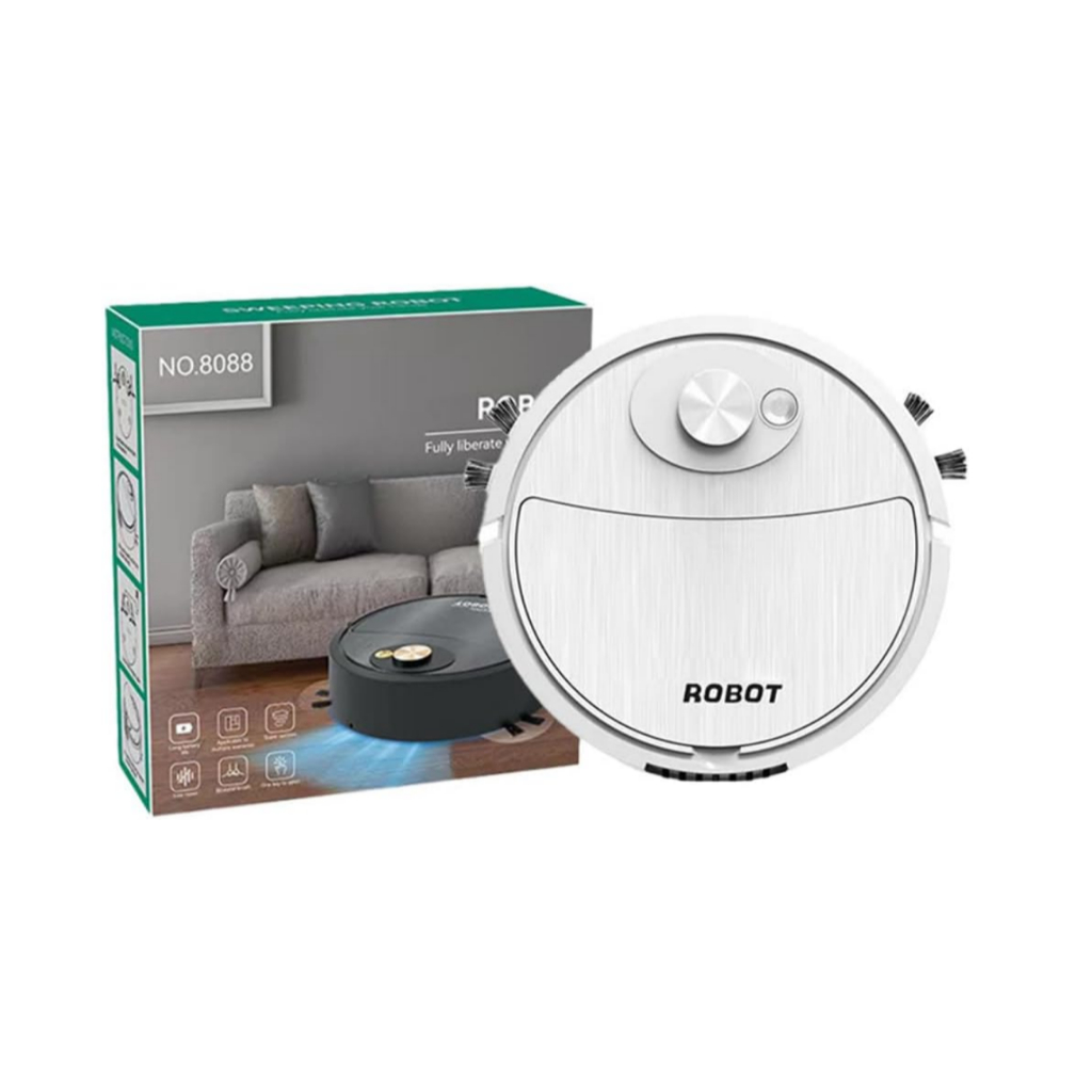 Robô Aspirador Elétrico Automático De Pó Limpa Casa - Robô Aspirador de Pó e Passa pano 2 em 1