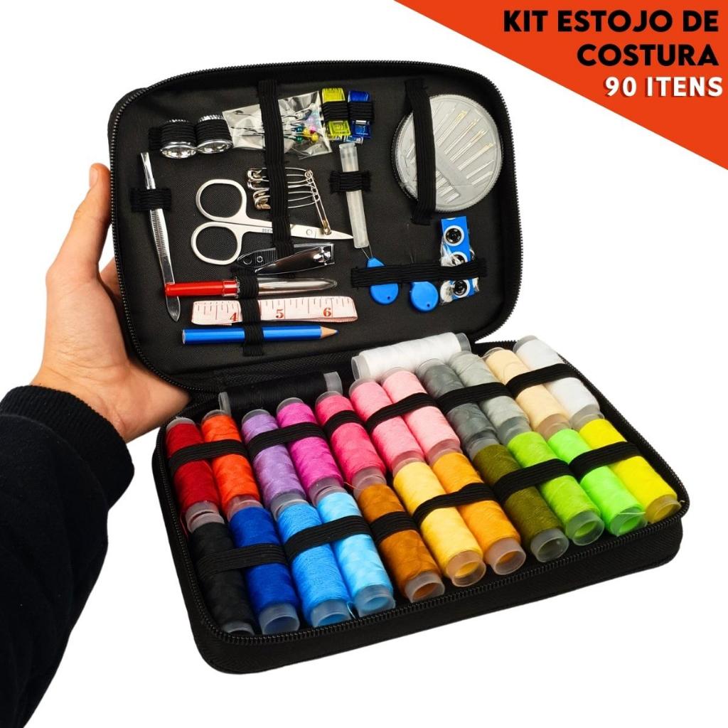 Kit De Costura E Linhas C/ 90 Peças - Completo - Nybc