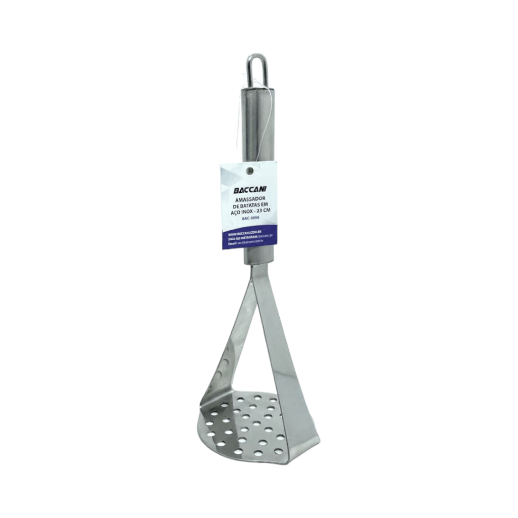Amassador de Batatas em Aço Inox - 23 cm