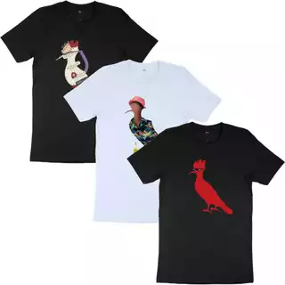 Kit 03 Camisetas Reserva Meme - Muçum - Guitarra
