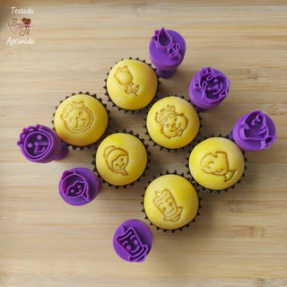 Carimbos para Docinhos Brigadeiro A Princesa e a Fera