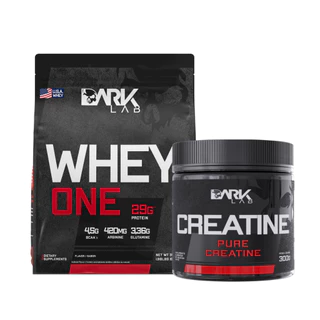 Kit Whey Protein One Refil 900g + Creatina Monohidratada Pura 300g - Dark Lab