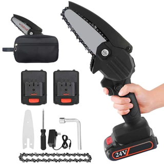 Moto Serra A Bateria Mini Serra Eletrica 24v Bivolt 400w