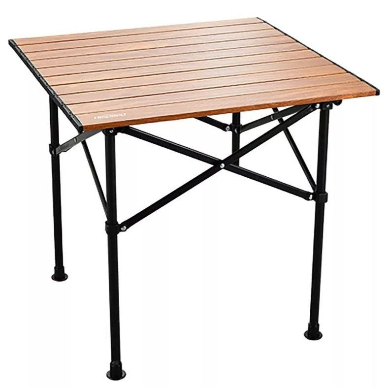 Mesa Portatil Acampamento Camping 53cm Aluminio Dobrável
