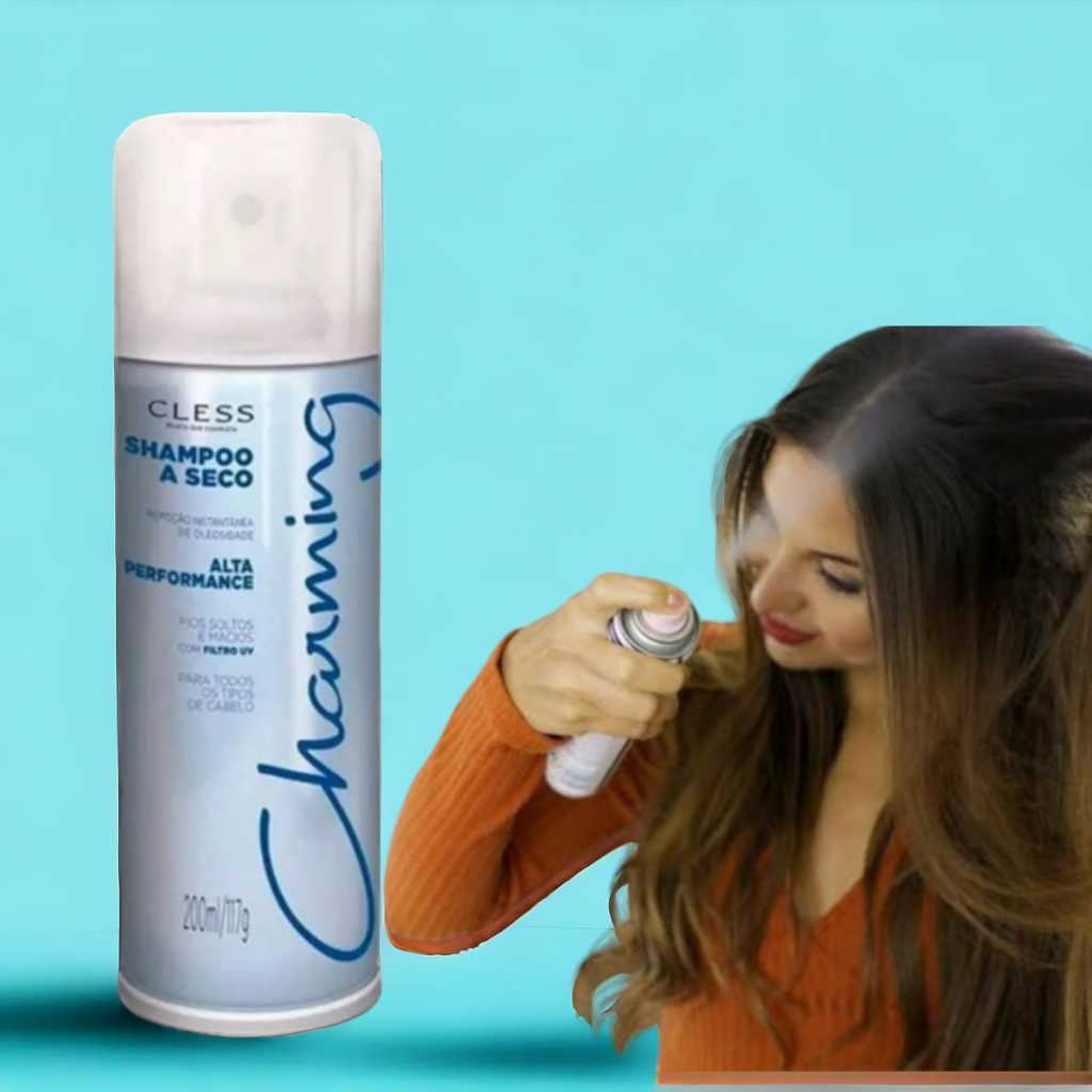 Shampoo A Seco Alta Performance Charming 200ml | Shopee Brasil