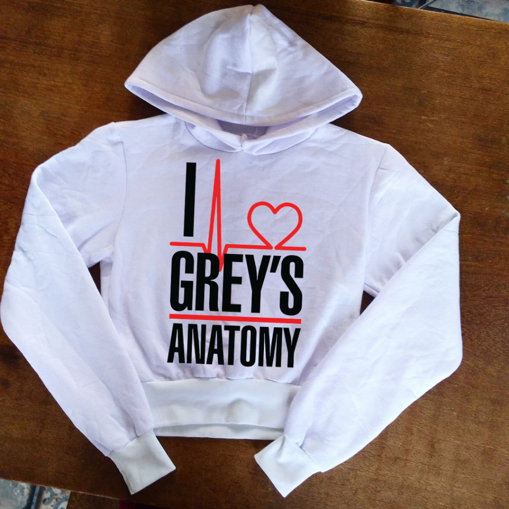 Hoodie Casaco De Grey's Anatomy Anatomy Feminino Blusa Grey&