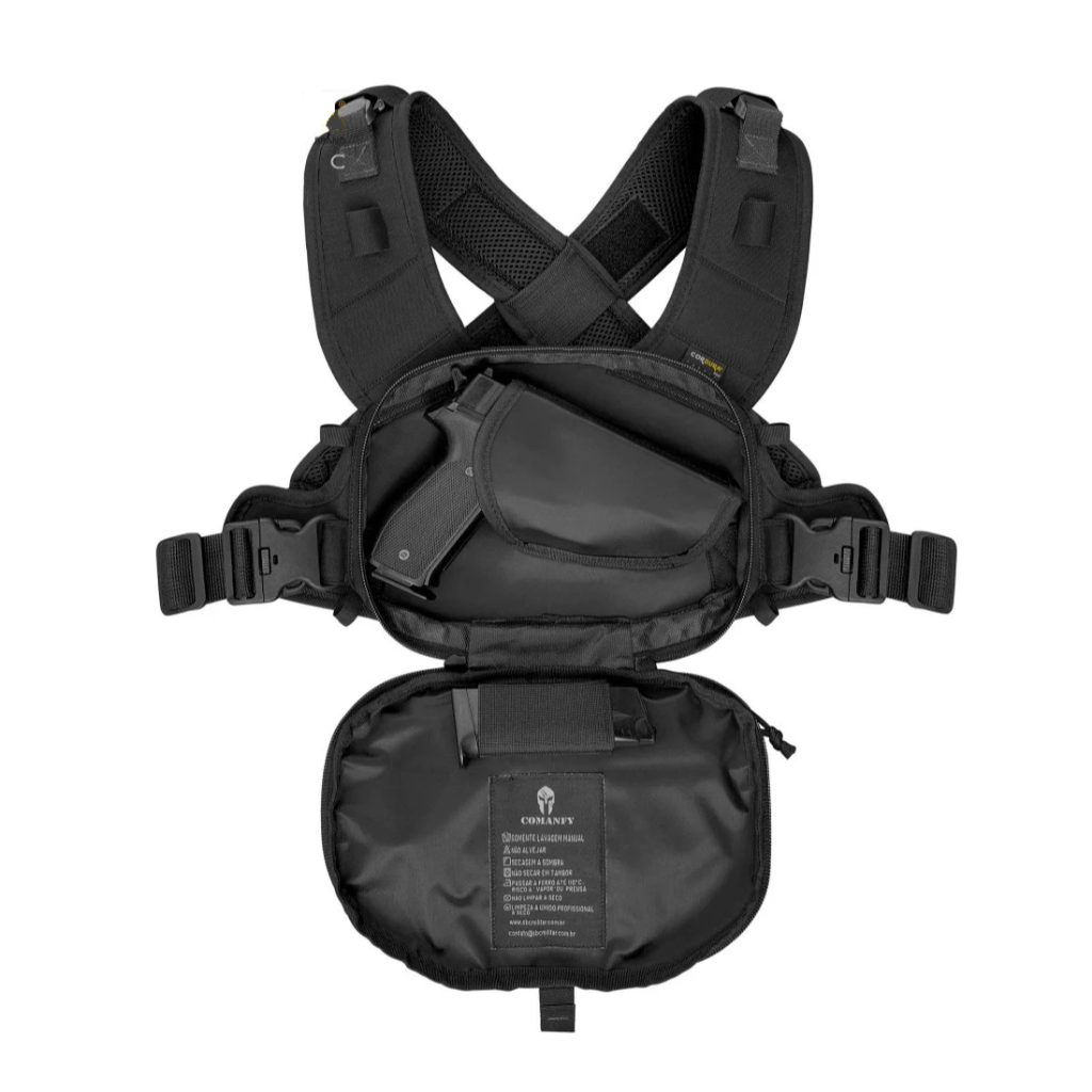 Bolsa Tática Com função Saque Rápido velado Chest
