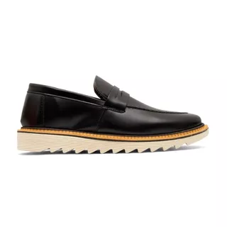Sapato Social Couro StepSync Oxford Derby Tratorada Conforto