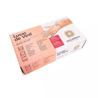 KIT COM 3CX Luva De Procedimento Vinil Sem Pó P/m/g  Caixa C/100 Uni em Oferta na Shopee