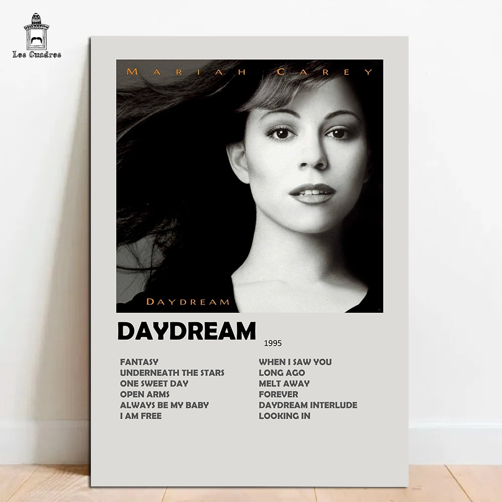 Quadro Placa Decorativa Mariah Carey Here For It All em MDF