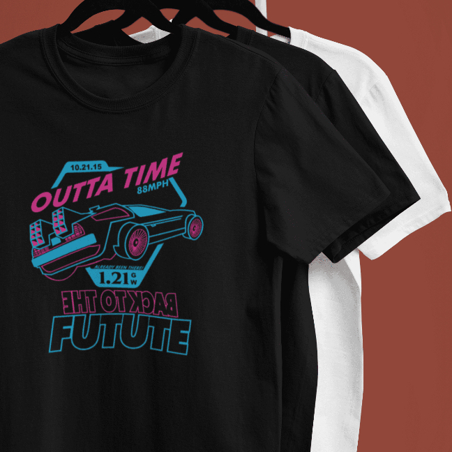 Camiseta Carro De Volta Pro Futuro Algodão Unissex