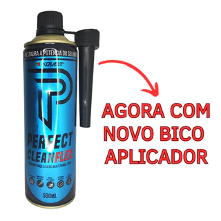 Perfect Clean Flex Koube + Novo Bico Aplicador - Limpa Bicos - Descarbonizante 500 Ml