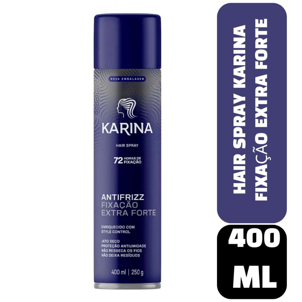 Hair Spray Karina Fixação Extra Forte - 400ml