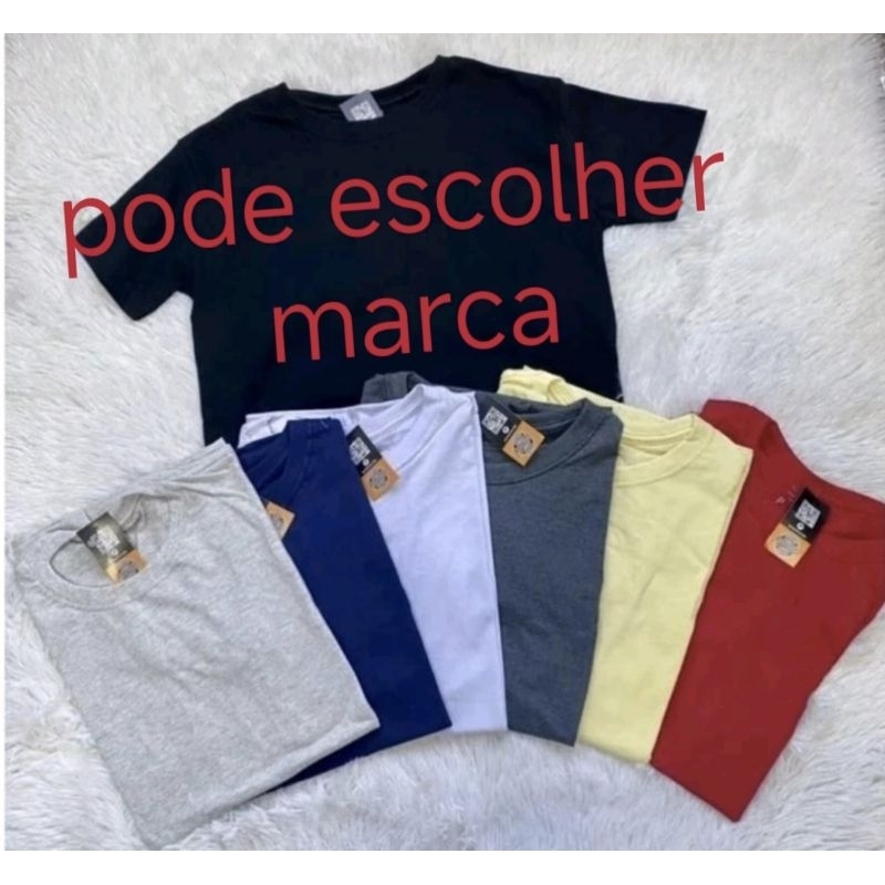 KIT 5 CAMISETAS SORTIDAS P M G GG