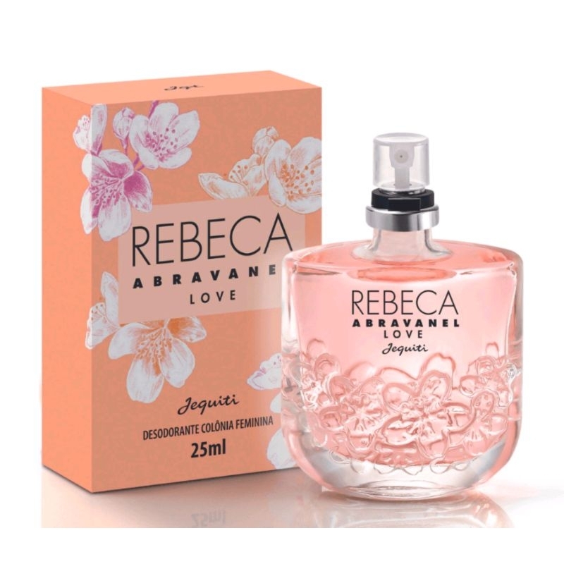Desodorante colônia Jequiti Rebeca Abravanel Love 25 ml feminina