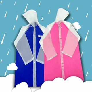 Capa De Chuva Adulto Feminina Masculina Com Capuz De Pvc Impermeável E Bolso em Oferta na Shopee