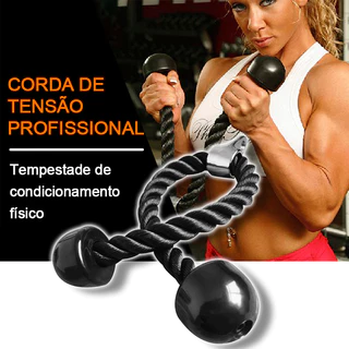 Preto Puxador Corda Biceps Puxador Triceps Corda Crossover Academia Profissional