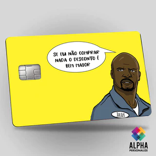 Adesivo para cartão de credito julius se eu nao comprar o desconto é maior facil aplicação skin