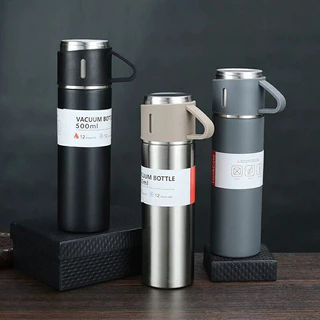 Garrafa Termica 500ml Com Tampa Caneca Inox Cha Agua Portatil