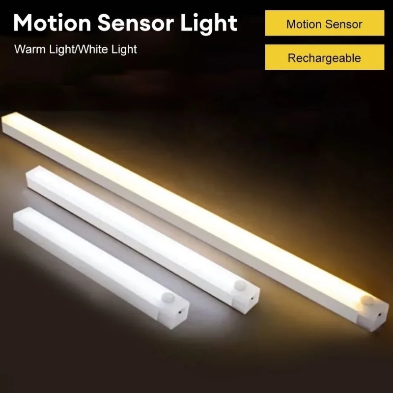 Barra de Led recarregável com sensor de movimento usb | Shopee Brasil