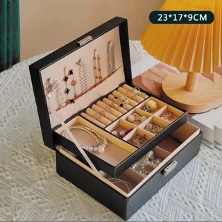 Porta Joias Maleta Grande Organizador de Bijuterias Presente -CX3015