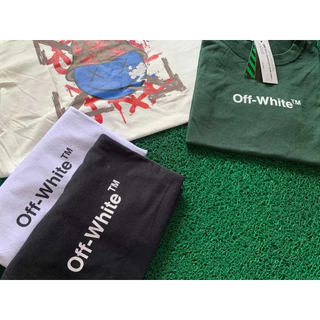 camiseta off wite boneco nas costa