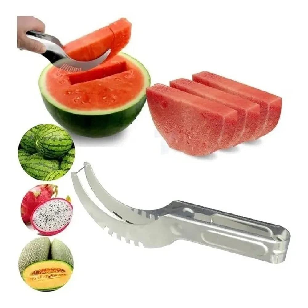 Cortador Picador Pegador De Melancia Frutas Cozinha Em Inox