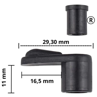 Kit 10 tramela presilha trava borboleta para tela Mosquiteiro