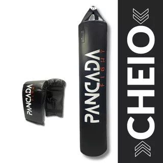 Saco de Pancada 120X100 Boxe **CHEIO** + Luva Bate Saco - Preço de Fábrica
