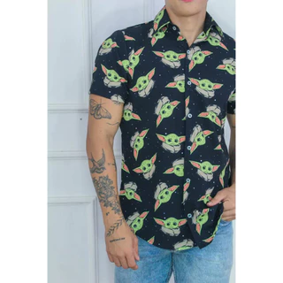 CAMISARIA UNISSEX YODA STAR SLIM