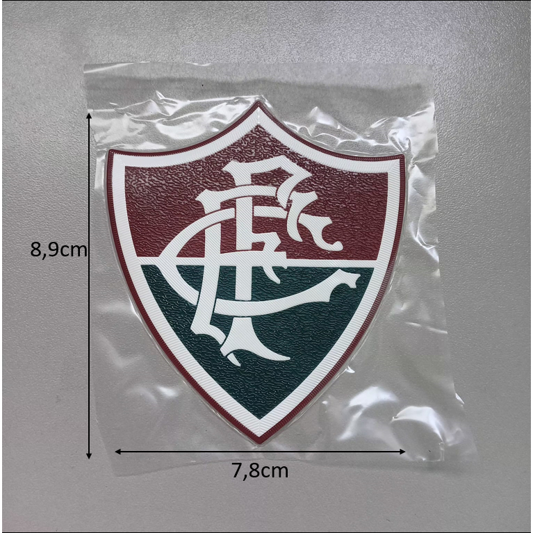 Patch Futebol Termocolante Escudo de time 3D TPU Emborrachado