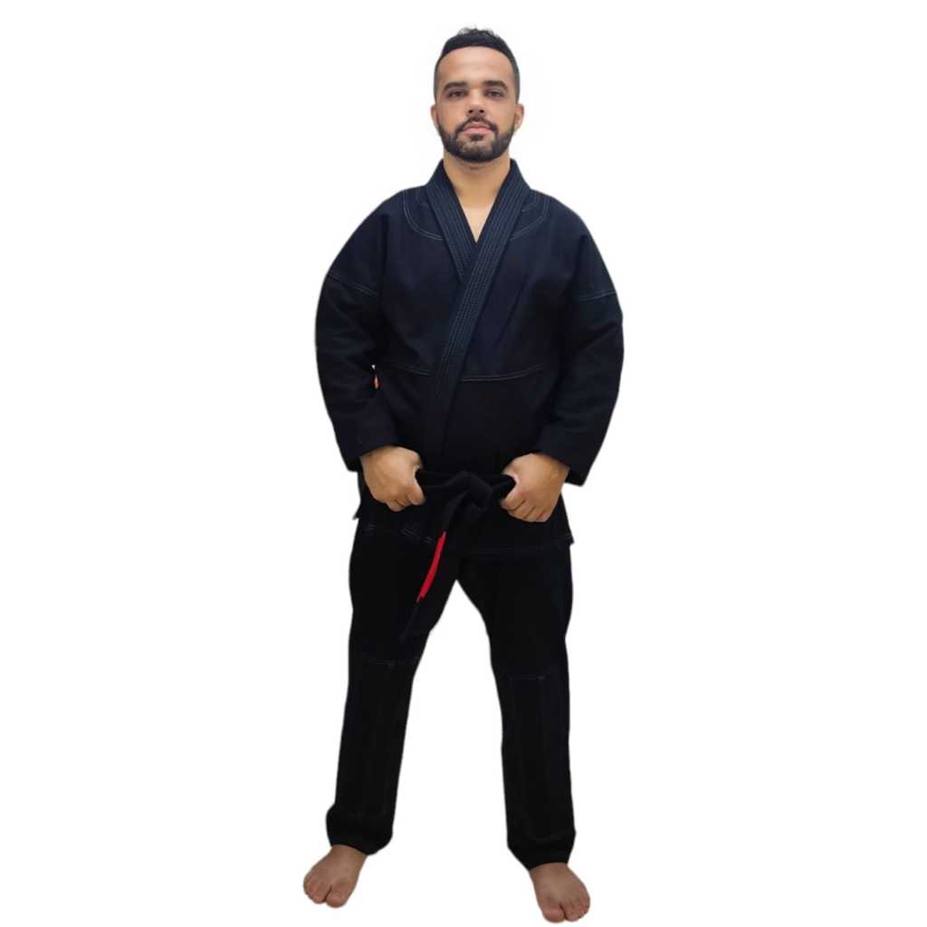 Kimono adulto JIU-JITSU, brim TRANÇADO, conforto e durabilidade em seus treinos – não acompanha faixa, entrega imediata