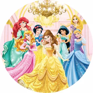Painel Sublimado Princesas da Disney - Varios Temas