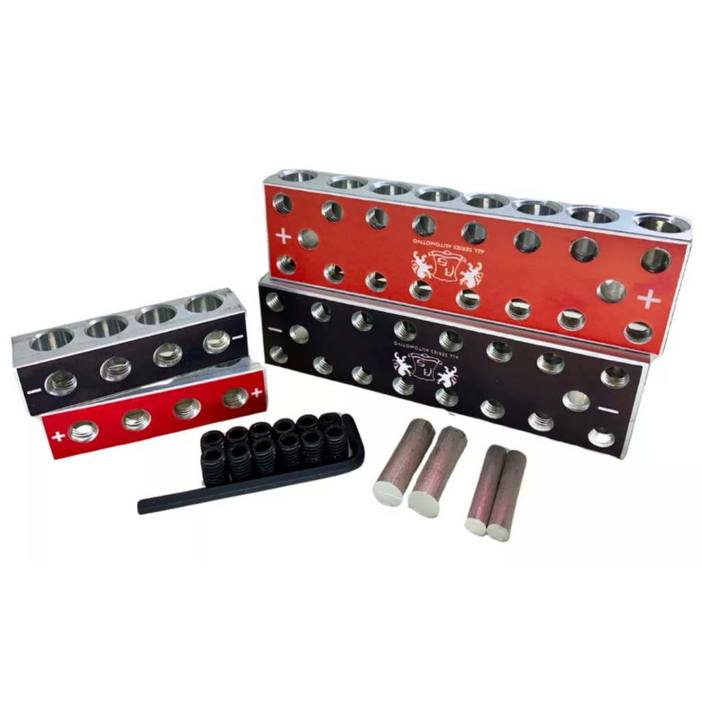 Kit Bloco Distribuidor 8x8 16via Barramento C/ Adaptador Som