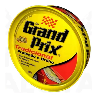 Grand Prix Tradicional Cera Automotiva Em Pasta Lata 200gr em Oferta na Shopee