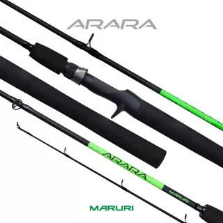 Vara Pesca Maruri Arara 1,68m 10-20lb Carretilha 2 Partes