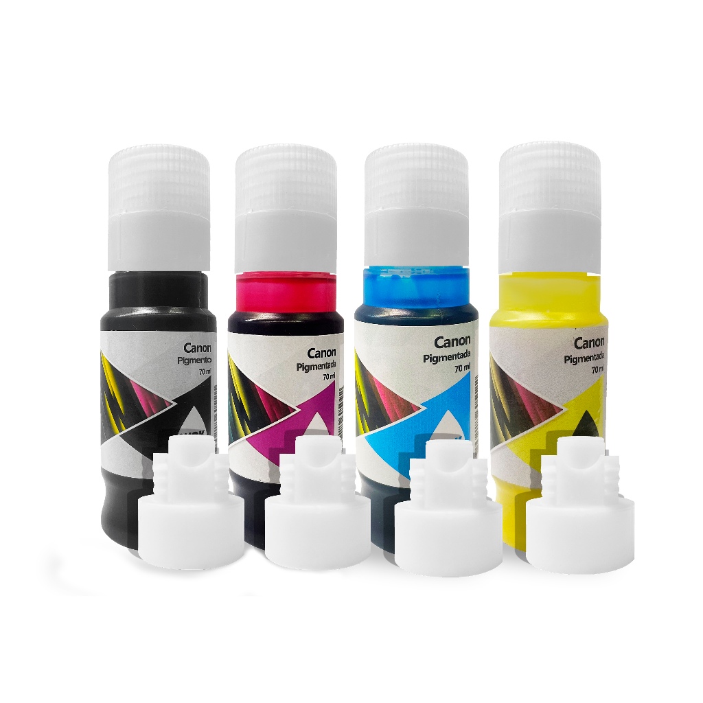 Kit Tinta Pigmentada Wck P/ Impressoras Canon 280ml C/ Bico | Shopee Brasil
