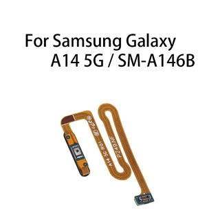 Botão Sensor De Impressão Digital Cabo Flexível Para Celular De Galaxy A14 5G/Original