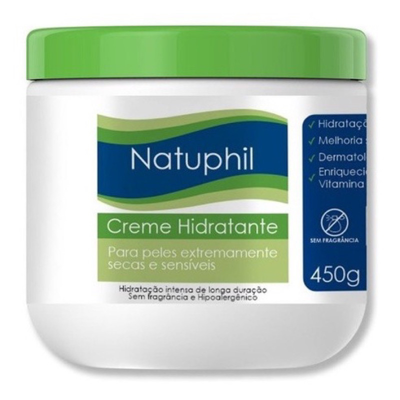 Creme Hidratante Natu Flores Para O Corpo Natuphil 450g