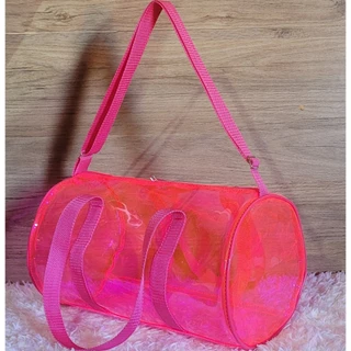 Mala Maleta Transparente Cristal/trabalho/escola/praia/enfermagem/academia em Oferta na Shopee