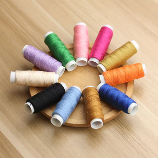 Kit 30 Carretéis de Linhas Coloridas Costura Corte Ateliê / Trabalhos Manuais