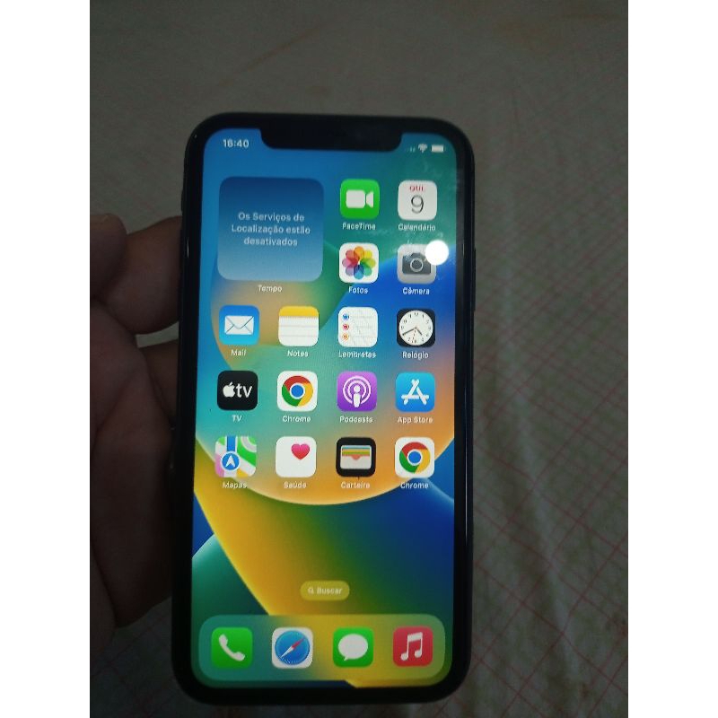 iPhone 11 preto, 64GB, Produto de vitrine, sem marcas de uso.