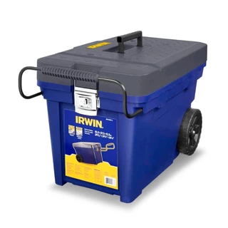 Caixa De Ferramentas Irwin Iwst33027-la De Plástico Com Rodas 41cm X 61cm X 37cm Azul E Preta
