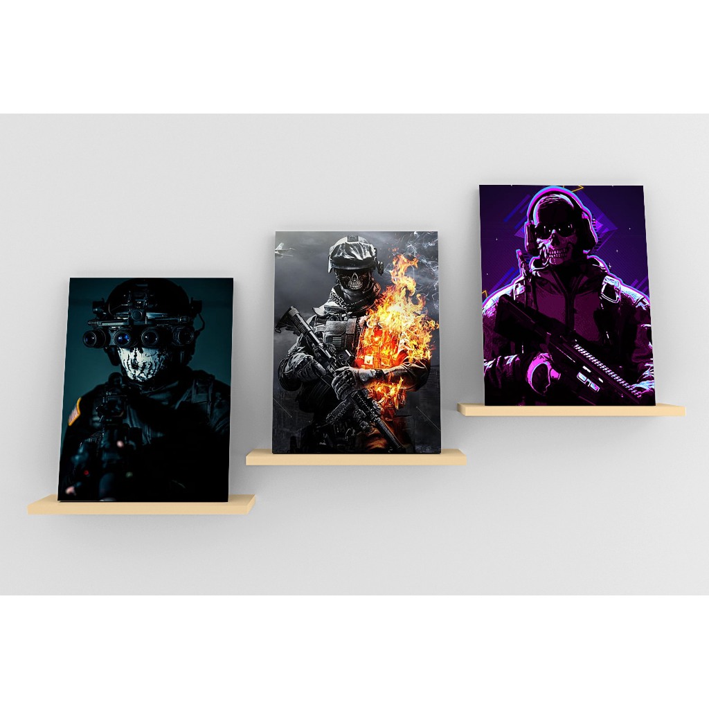 Placa decorativa MDF Warzone Quadro parede & decoração CALL OF DUTY ...