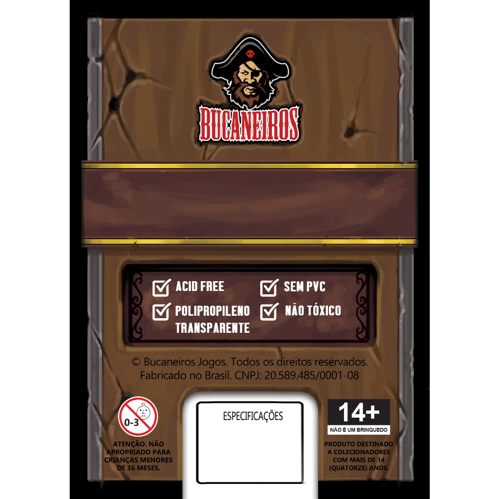 Sleeve Customizado 45x90mm