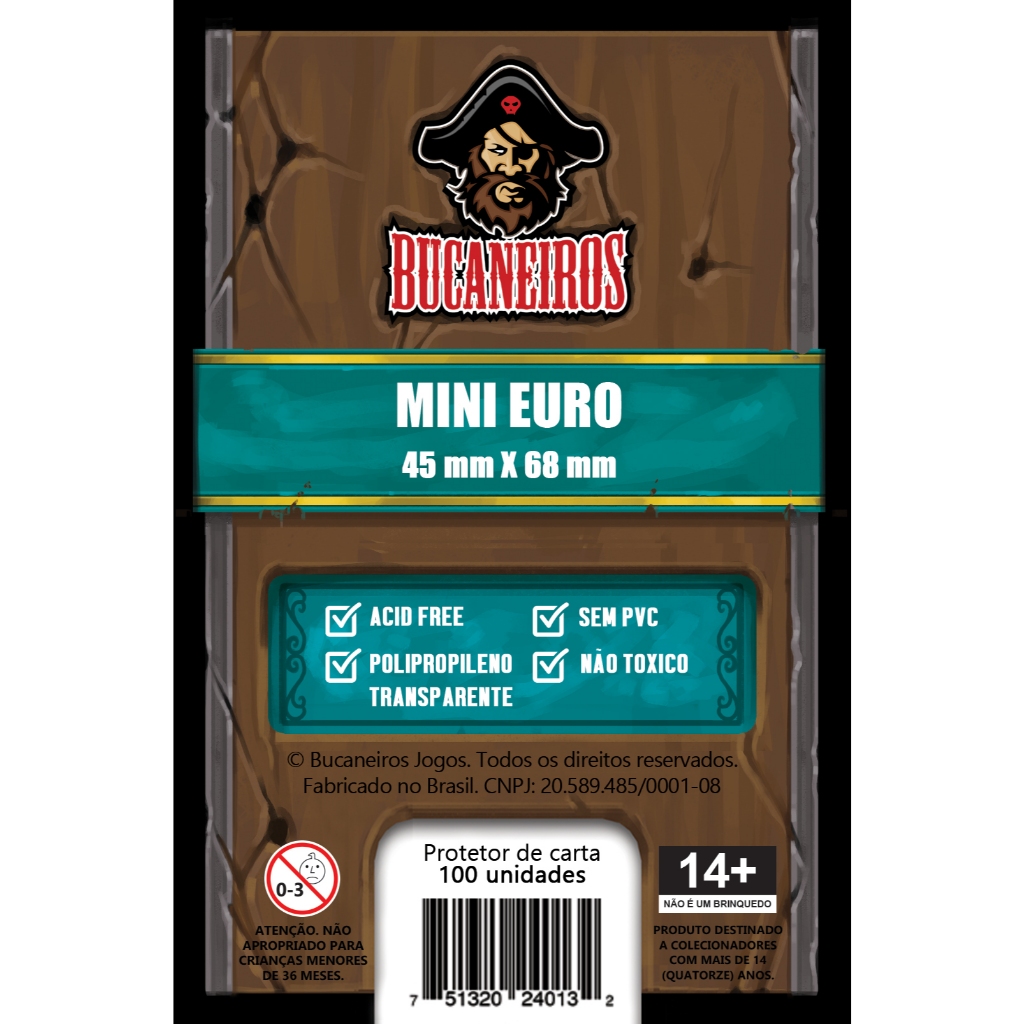 Sleeves - Mini EURO (45mm X 68mm)